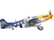 RC letadlo E-flite P-51D Mustang 1.5m BNF Basic