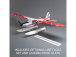 RC letadlo E-flite Turbo Timber Evolution 1.5m BNF Basic, plováky