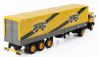 Edicola Barreiros Super Azor Truck Telonato Kas Transports 1967 - Without Card Box 1:43 Žlutá