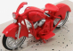 Edicola Batman Batwoman Bike - Motorcycle - Detective Comics 233 1:43 Červená Stříbrná Bílá