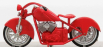 Edicola Batman Batwoman Bike - Motorcycle - Detective Comics 233 1:43 Červená Stříbrná Bílá