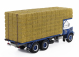 Edicola Berliet Gps12 Truck Trasporto Fieno 3-assi 1968 1:43 Modrá Bílá Béžová