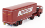 Edicola Bernard Tda180 Truck Demenagements Mondia Transports 1960 - Without Card Box 1:43 Red