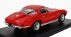 Edicola Chevrolet Corvette Stingray Coupe 1963 - Con Vetrina - With Showcase 1:24 Red