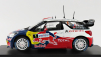 Edicola Citroen Ds3 Wrc Redbull Total N 1 Rally D'alsace 2012 S.loeb - D.elena 1:24 Modrá Bílá Červená