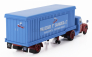 Edicola Citroen U23 Truck Malissard Savarzeix Transports 1961 - Without Card Box 1:43 Modrá Červená