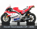Edicola Ducati Gp16 Team Ducati N 4 Season Motogp 2016 Andrea Dovizioso - Damage Display Box 1:24 Červená Bílá