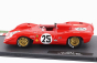 Edicola Ferrari 312p 3.0l Spider Team Sefac N 25 2nd 12h Sebring 1969 Mario Andretti - Chris Amon 1:43 Red