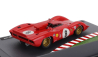Edicola Ferrari 312p Spider N 8 2nd 1000km Spa Francorchamps 1969 Pedro Rodriguez - David Piper 1:43 Red