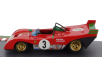 Edicola Ferrari 312pb N 3 Winner 1000km Spa Francorchamps 1972 Brian Redman - Arturo Merzario 1:43 Červená Zelená
