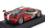 Edicola Ferrari 458 Italia Gt2 4.5l V8 Team Af Corse N 51 24h Le Mans 2011 Giancarlo Fisichella - Gianmaria Bruni - Toni Vilander 1:43 Red