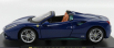 Edicola Ferrari 488 Spider 2015 - Inspired By The 166 Touring Barchetta - Con Vetrina - With Showcase 1:24 Blue Met