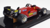 Edicola Ferrari F1  156-85 N 27 Season 1985 Michele Alboreto - Con Vetrina - With Showcase 1:24 Červená Černá