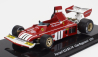 Edicola Ferrari F1  312 B3-74 N 11 Season 1974 Clay Regazzoni - Con Vetrina - With Showcase 1:24 Červená Bílá