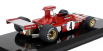 Edicola Ferrari F1  312 B3 N 4 Season 1973 Arturo Merzario - Con Vetrina - With Showcase 1:24 Red