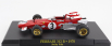 Edicola Ferrari F1  312b N 3 Season 1970 Jacky Ickx 1:43 Červená Bílá