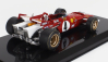 Edicola Ferrari F1  312b N 4 Season 1970 Clay Regazzoni - Con Vetrina - With Showcase 1:24 Červená Bílá