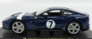 Edicola Ferrari F12 Berlinetta N 7 2012 - Inspired By The 250 Gt Berlinetta - Con Vetrina - With Showcase 1:24 Modrá Bílá