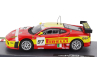 Edicola Ferrari F430gt 4.0l V8 Team Bms Scuderia Italia N 97 2nd Lmgt2 Class 24h Le Mans 2008 Matteo Malucelli - Paolo Ruberti - Fabio Babini 1:43 Červená Žlutá