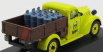 Edicola Fiat 1100 Elr Camioncino Pick-up Agipgas 1954 1:43 Žlutě Hnědá