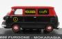 Edicola Fiat 600 Coriasco (multipla) Mokarabia Caffe' 1958 1:43 Černá Červená