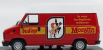 Edicola Fiat Ducato Van 1982 - Prodotti Moretto La Vera Barbagliata Milanese 1:43 Červená Bílá