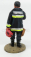 Edicola-figures Vigili del fuoco Vigile Del Fuoco Spagnolo Fireman Barcelona Spain 2002 1:32 Blue