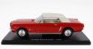 Edicola Ford usa Mustang 1965 - Con Vetrina - With Showcase 1:24 Červená Bílá
