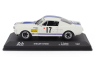 Edicola Ford usa Mustang Shelby 350gt 4.7l V8 Coupe Team C.dubois N 17 24h Le Mans 1967 Claude Dubois - Chris Tuerlinckx 1:43 Bílá Modrá