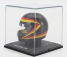 Edicola Helmet F1  Casco - March 821 N 19 Season 1982 Emilio De Villota 1:5 Černá Žlutá