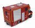 Edicola Iveco fiat Daily Van Vehicule D'intervention Risques Technologiques Fire Engine 2014 1:43 Červená Bílá Stříbrná
