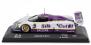 Edicola Jaguar Xjr12 7.0l V12 Team Silk Cut Jaguar T.w.racing N 3 Winner 24h Le Mans 1990 John Nielsen - Price Cobb - Martin Brundle 1:43 Bílá Fialová