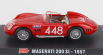 Edicola Maserati 200si Spider N 448 Mille Miglia 1957 1:43 Red