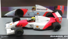 Edicola Mclaren F1  Ford Mp4/8 V8 Team Marlboro N 8 Winner Australian Gp 1993 Ayrton Senna 1:43 Bílá Červená