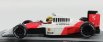 Edicola Mclaren F1  Mp4/5b N 27 Ayrton Senna British Gp 1990 World Champion 1:43 Bílá Červená