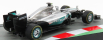 Edicola Mercedes gp F1  W07 Hybrid Amg Petronas N 6 World Champion Season 2016 Nico Rosberg 1:43 Stříbrná Zelená