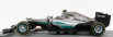 Edicola Mercedes gp F1  W07 Hybrid Amg Petronas N 6 World Champion Season 2016 Nico Rosberg 1:43 Stříbrná Zelená