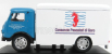 Edicola Om fiat Leoncino Truck Frigorifero Consorzio Pescatori Di Goro 1966 1:43 Světle Modrá Bílá