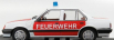 Edicola Opel Ascona C Feuerwehr - Fire Engine - Vigili Del Fuoco 1982 1:43 Bílá Červená