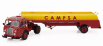 Edicola Pegaso Mofletes Diesel Tanker Truck Campsa Fuel 1949 - Without Card Box 1:43 Červená Žlutá