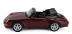 Edicola Porsche 911 993 Carrera Cabriolet 1995 1:43 Red Met