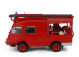 Edicola Renault 1000kg Tanker Truck Fire Engine 1965 1:43 Red