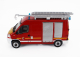 Edicola Renault Master Van Secours D'urgence Fire Engine 2003 1:43 Červená Bílá Stříbrná