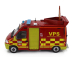 Edicola Renault Master Van Vps Vehicule De Protection Et De Securite Fire Engine 2003 1:43 Červená Žlutá