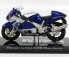 Edicola Suzuki Gsx1300r Hayabusa - Damage Display Box 1:24 Modrá Met Stříbrná