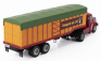 Edicola Willeme Lc610 Truck Transports Du Cerf 1952 - Without Card Box 1:43 Červená Oranžová Zelená