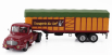 Edicola Willeme Lc610 Truck Transports Du Cerf 1952 - Without Card Box 1:43 Červená Oranžová Zelená