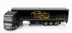 Eligor DAF Xg Truck Cassonato Remorque Tautliner Aigle Group 2022 1:43 Černá Žlutá
