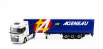 Eligor DAF Xg Truck Telonato Ageneau Transports 2021 1:43 Bílá Modrá