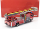 Eligor Iveco fiat Eurocargo Magirus Truck Ttl M32l-as Scala Turnable Ladder Sapeurs Pompiers 2012 1:43 Červená Bílá